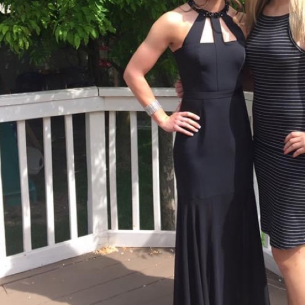 Black formal gown